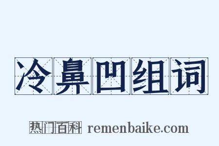 冷鼻凹组词是什么意思的图片